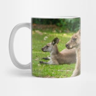Mother Eastern Grey Kangaroo feeding Joey Mug